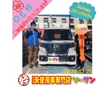 12/25スズキスペーシアカスタムご納車