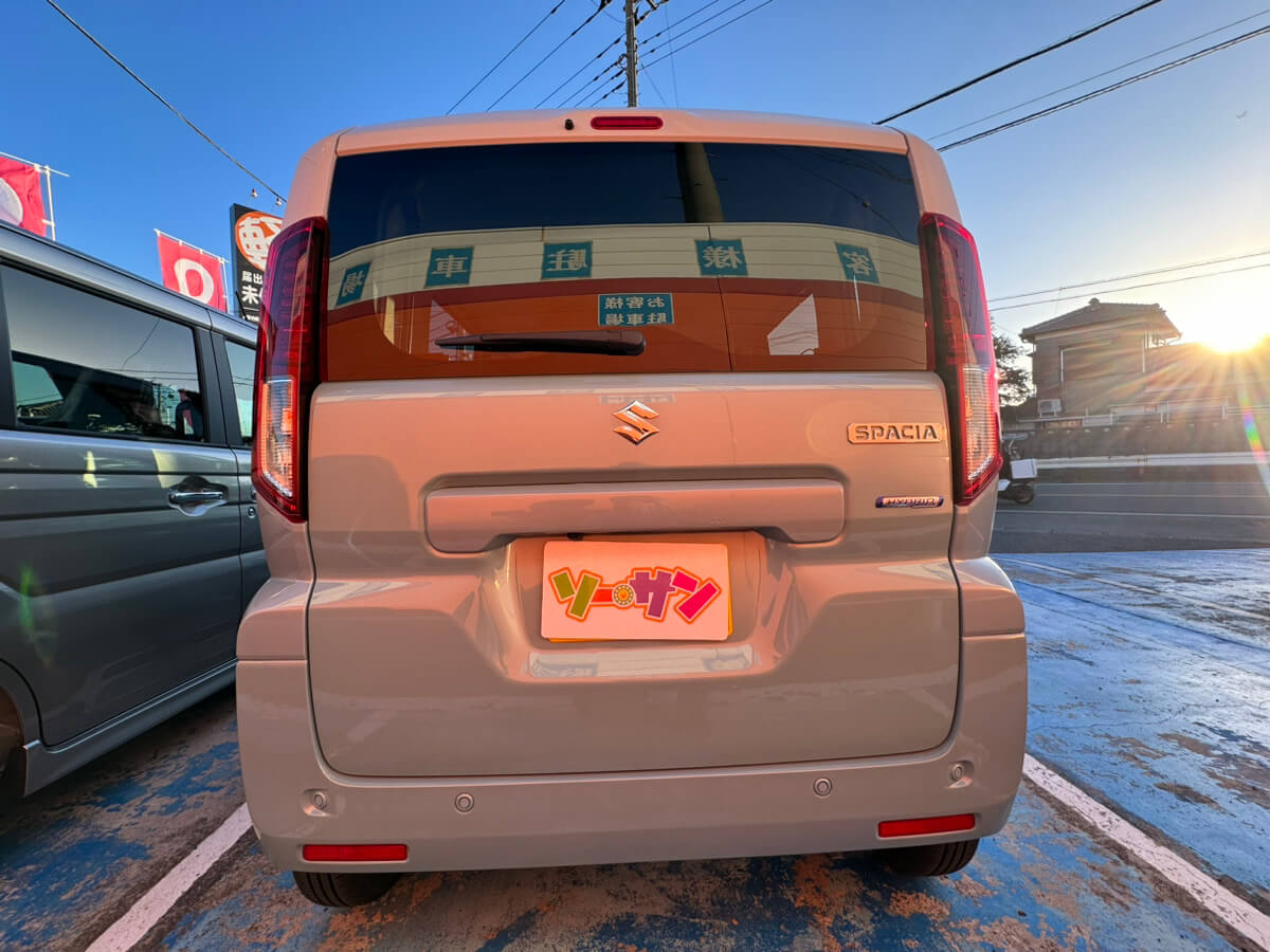新古車スペーシアX、毎日のお出かけが楽しくなる。 、あなただけの相棒に。