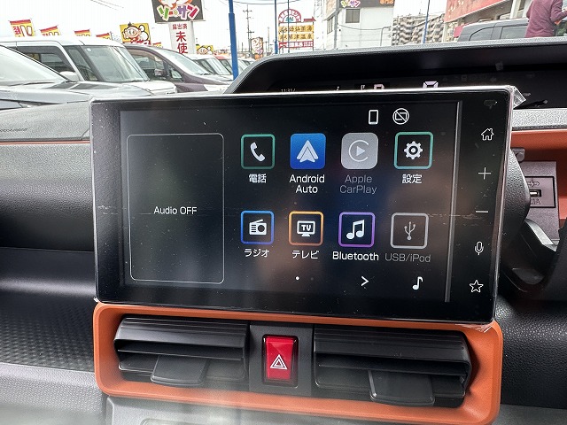 最新のディスプレイオーディオ搭載！タント ファンクロスの未使用車。