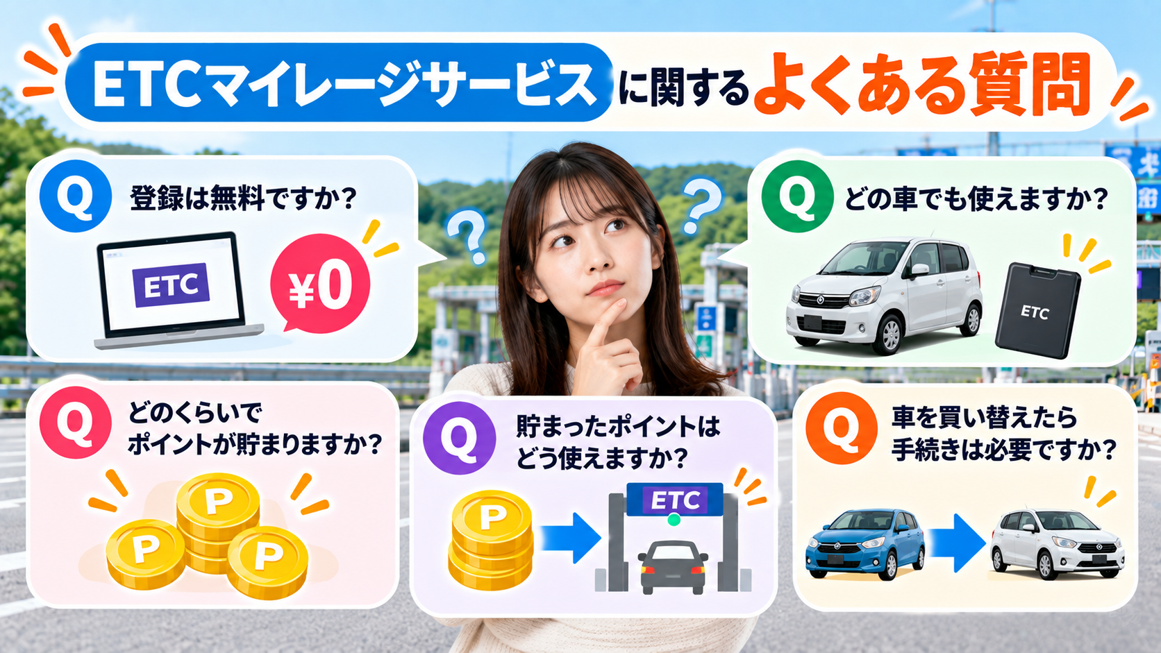 ETCマイレージサービスに関するよくある質問