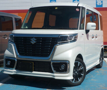 スズキスペーシアカスタム入荷 軽未使用車専門店ソーサンへ